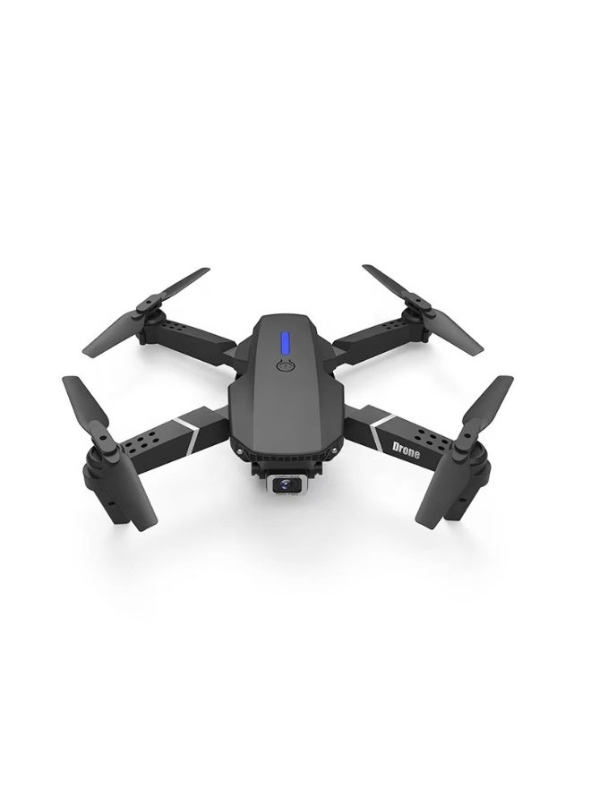 Foldable Drone with Camera – A quadcopter equipped with a dual 4K camera featuring gesture selfie capture, 3D stunt flips, waypoint flight mode, and altitude hold function – an ideal gift for kids and beginners. - Image 1